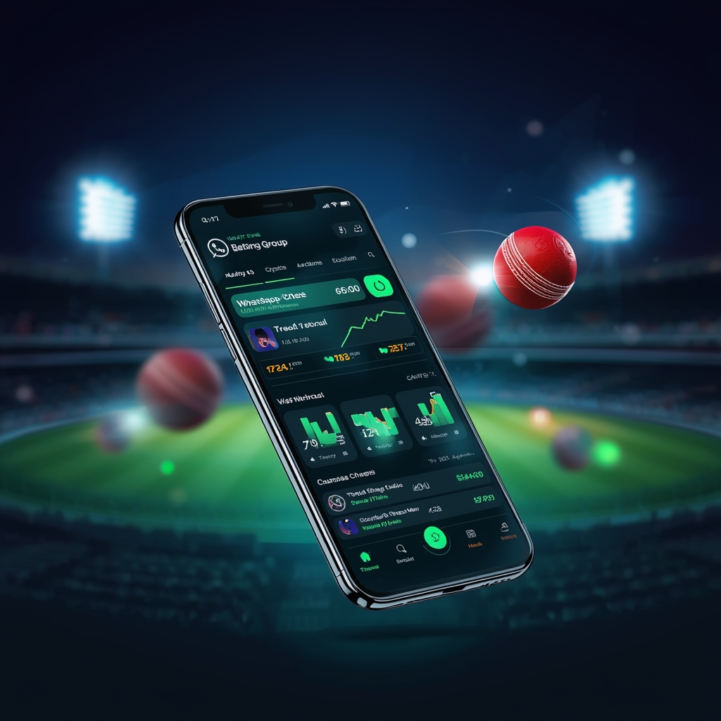 3D illustration of All Panel WhatsApp Betting Group showing secure cricket and exchange updates on a smartphone with modern design and trusted WhatsApp betting concept
